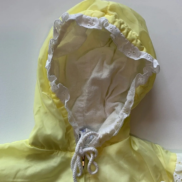 Little Ones - 12 month, yellow wind breaker, jacket - Picture 3 of 6